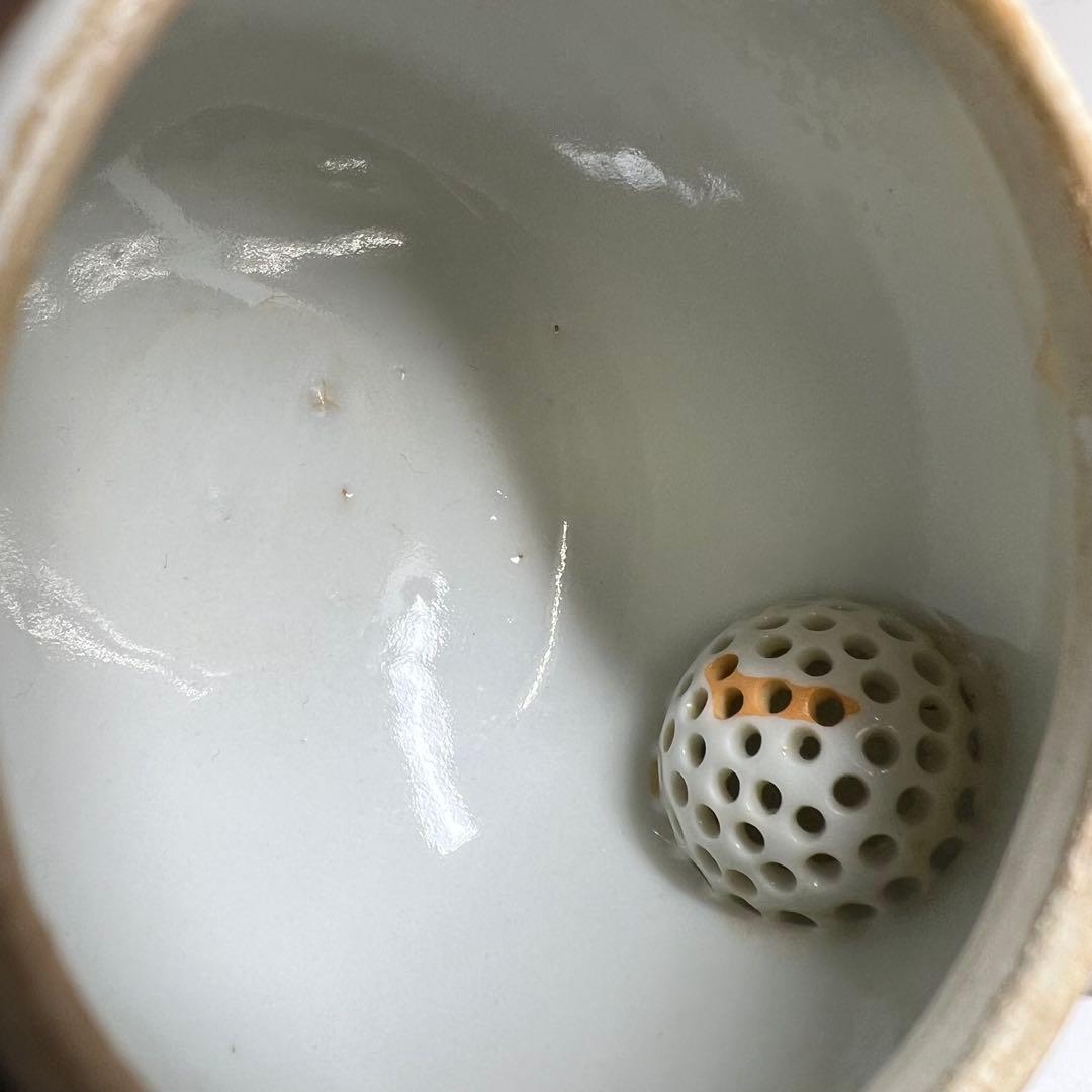 明治時代　九谷焼　上手青粒金襴手　煎茶器セット　東K8-0111☆2F タカサ