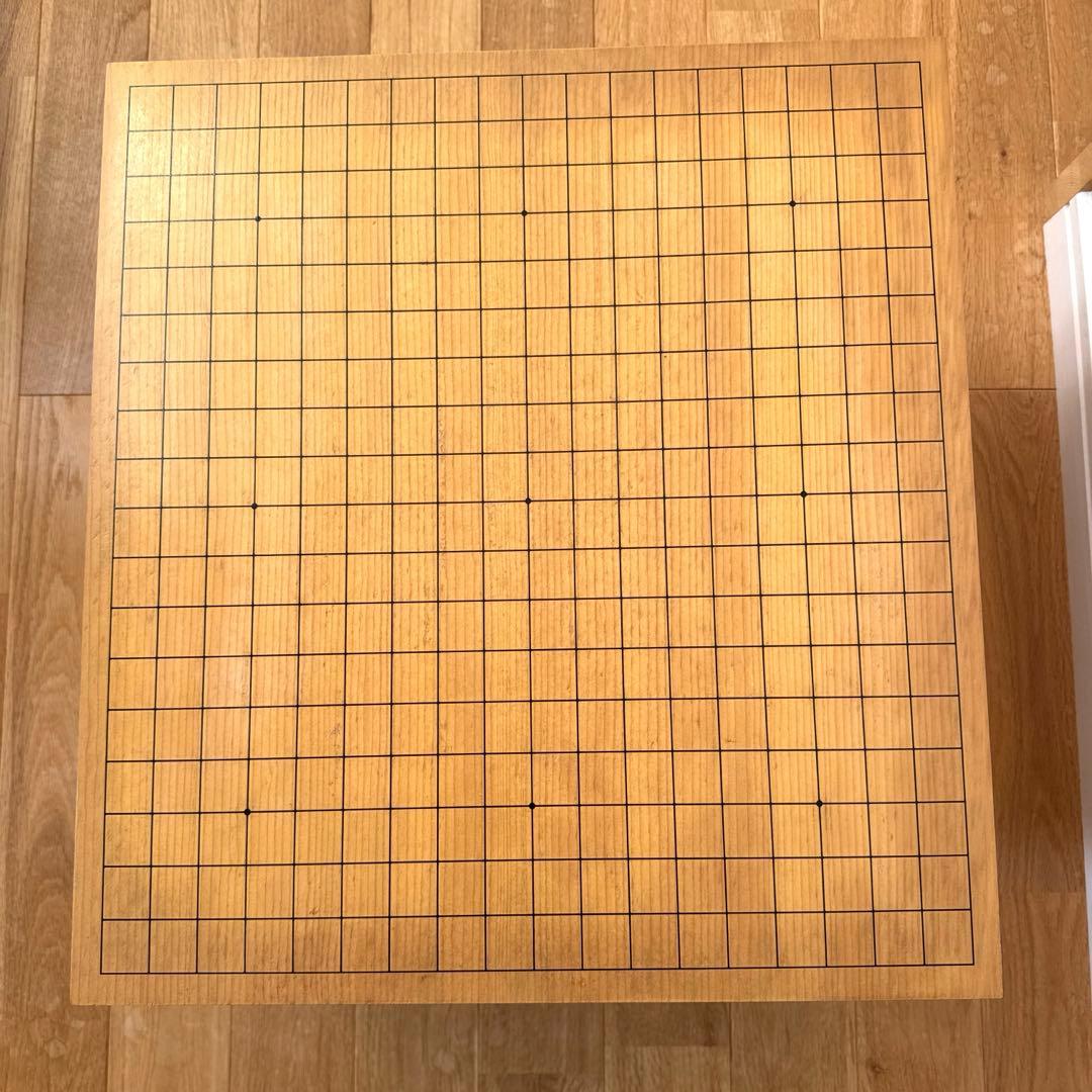 囲碁盤/ 脚付き/ヘソ有り/カバー付き/17cm厚/碁盤/囲碁