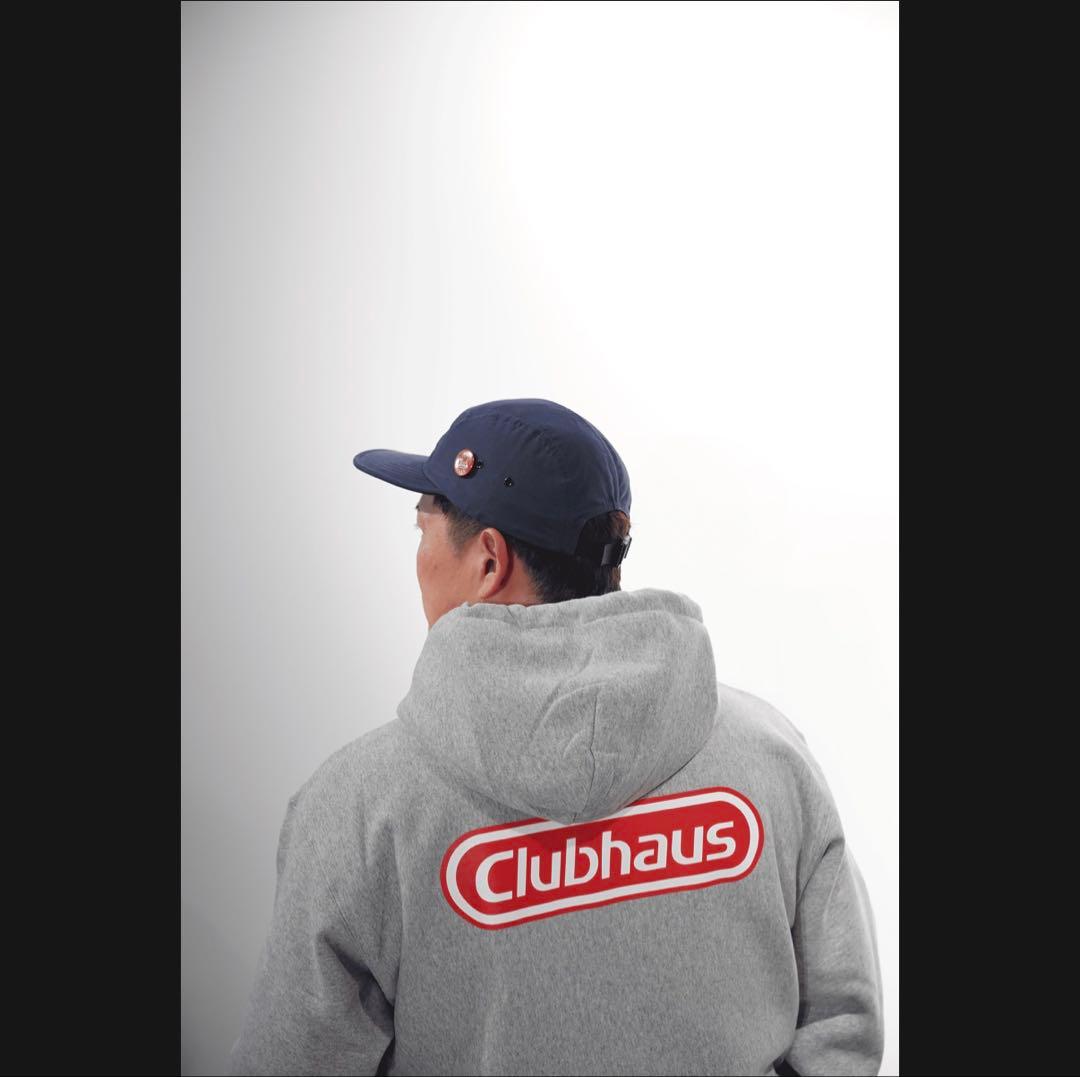 CLUBHAUS × HASEGAWA Hoodie - Red Logo L