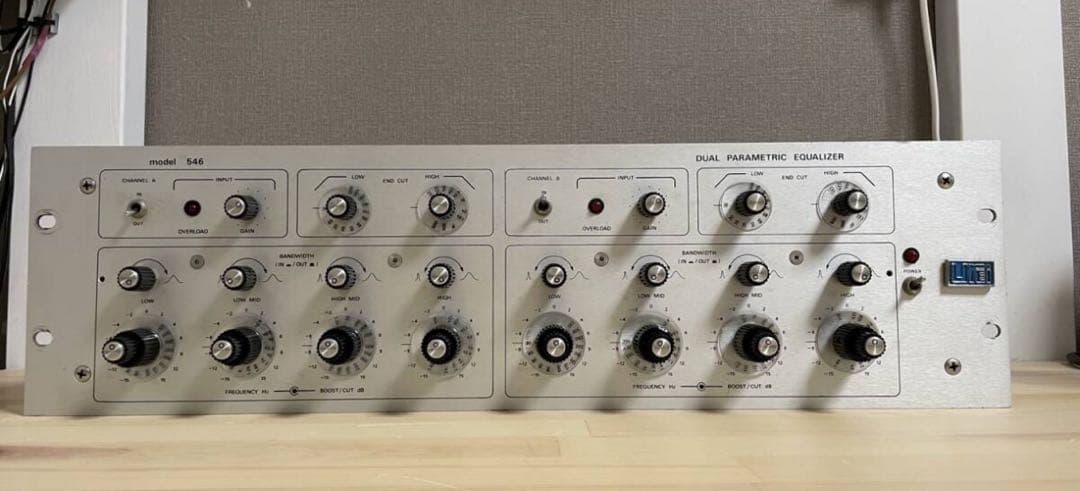 配信機器・PA機器・レコーディング機器 Urei - 546 Dual Parametric Equaliser