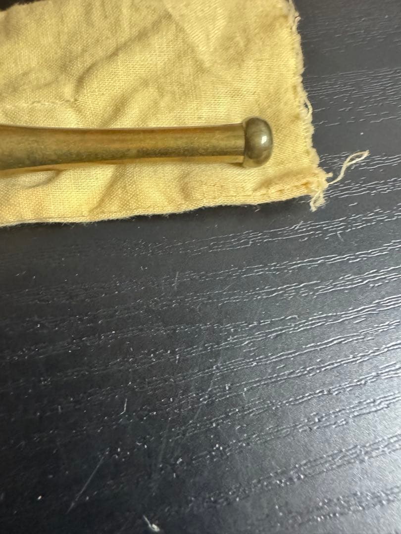 アンティーク木製金属パイプ 収納袋付き