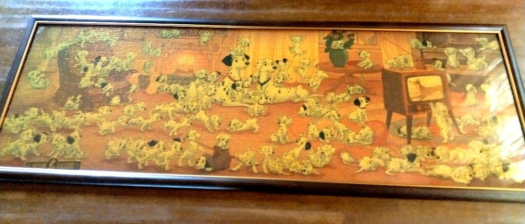 【希少/廃盤品】額入り101匹わんちゃん パズル