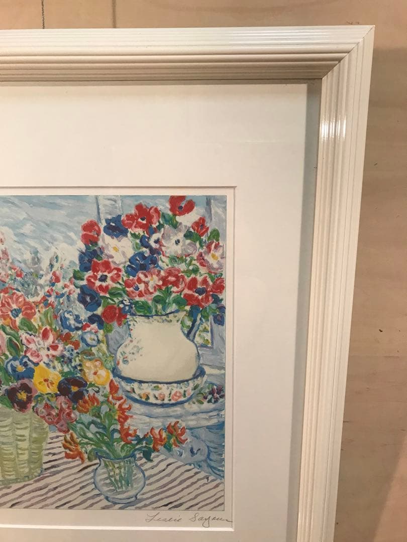 レスリーセイヤー「クリスタルベイス」シルクスクリーン　直筆サイン・エディション有