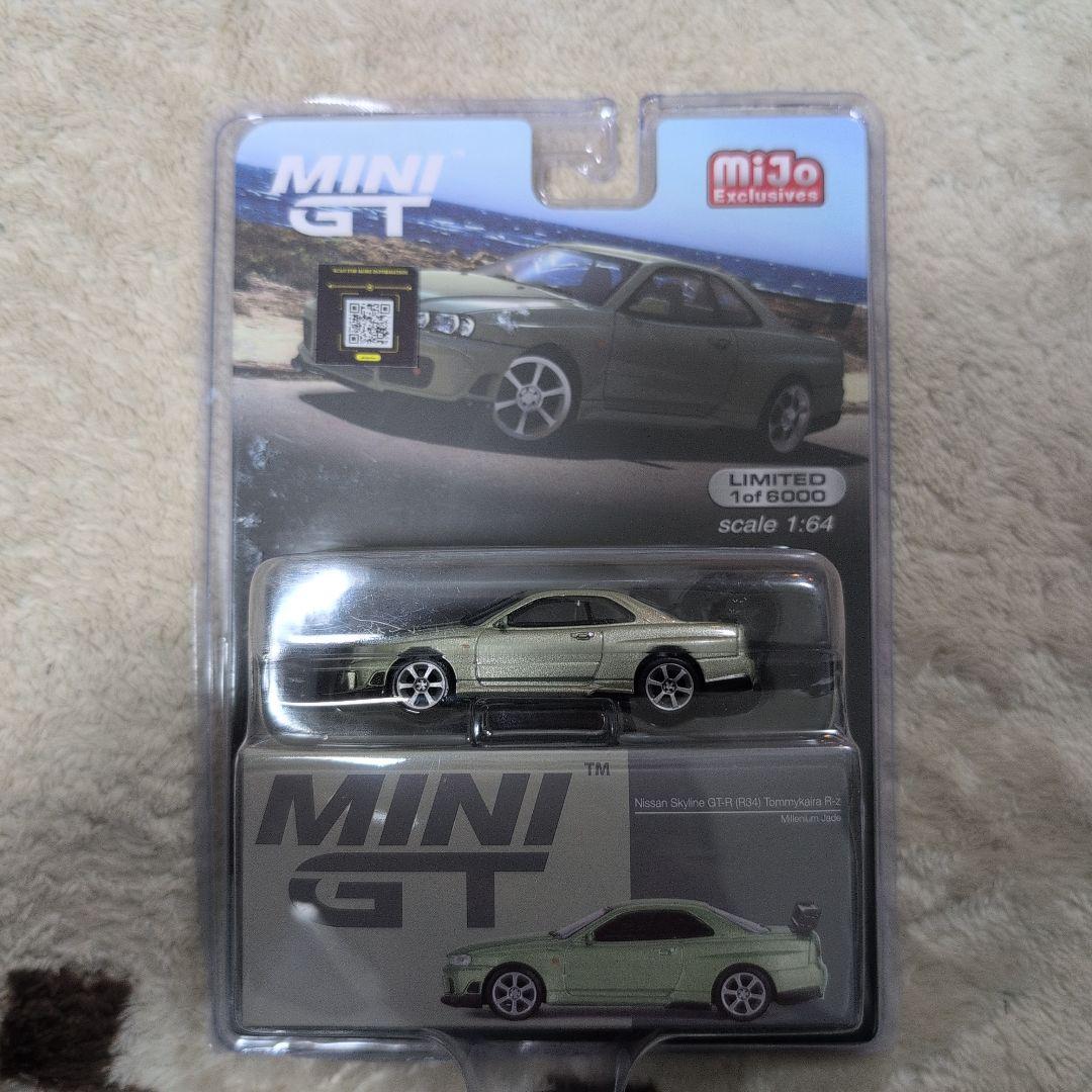 ミニカー MINI GT Nissan Skyline GT-R (R34) 1/64