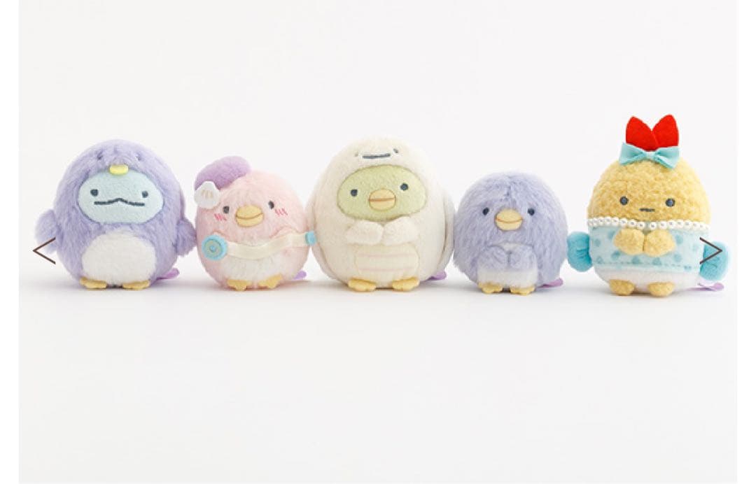 すみっコぐらし 受注 てのりぬいぐるみセット ぺんぎんラグーン