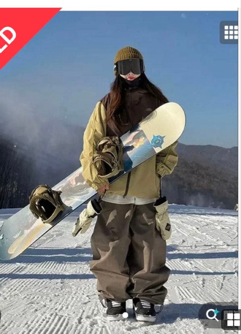 25-26 board ren ブラウンスノーウェア　M