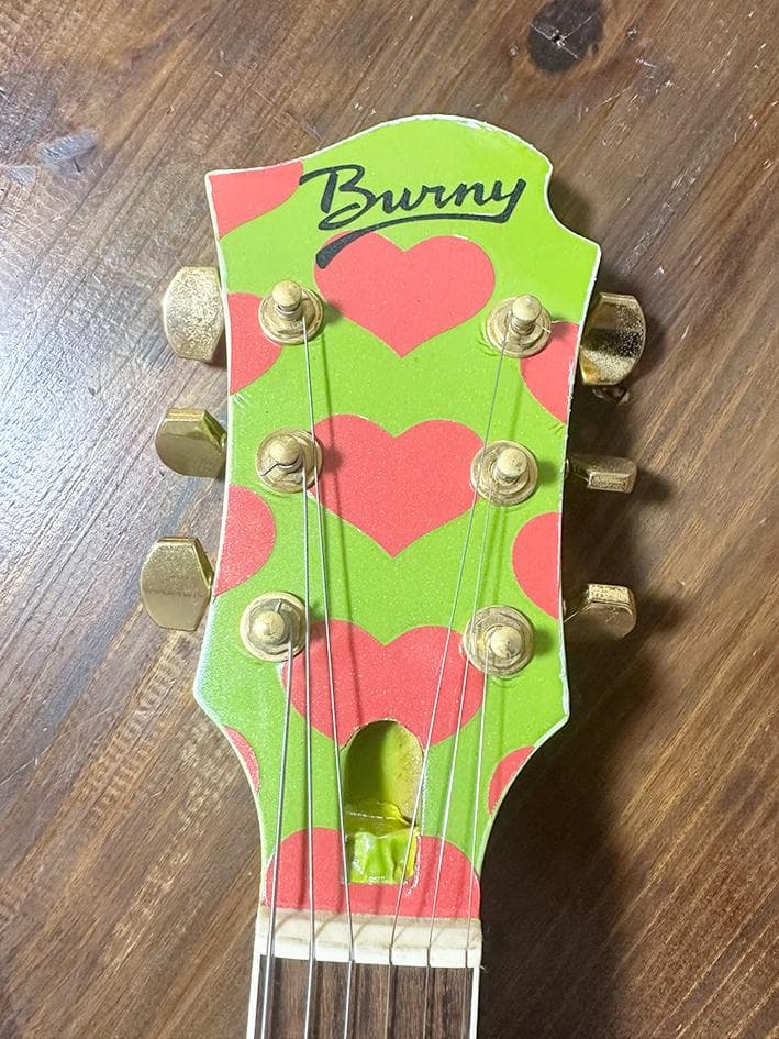 Burny グリーンハート　スルーネック加工　モッキンバード　MG　hide