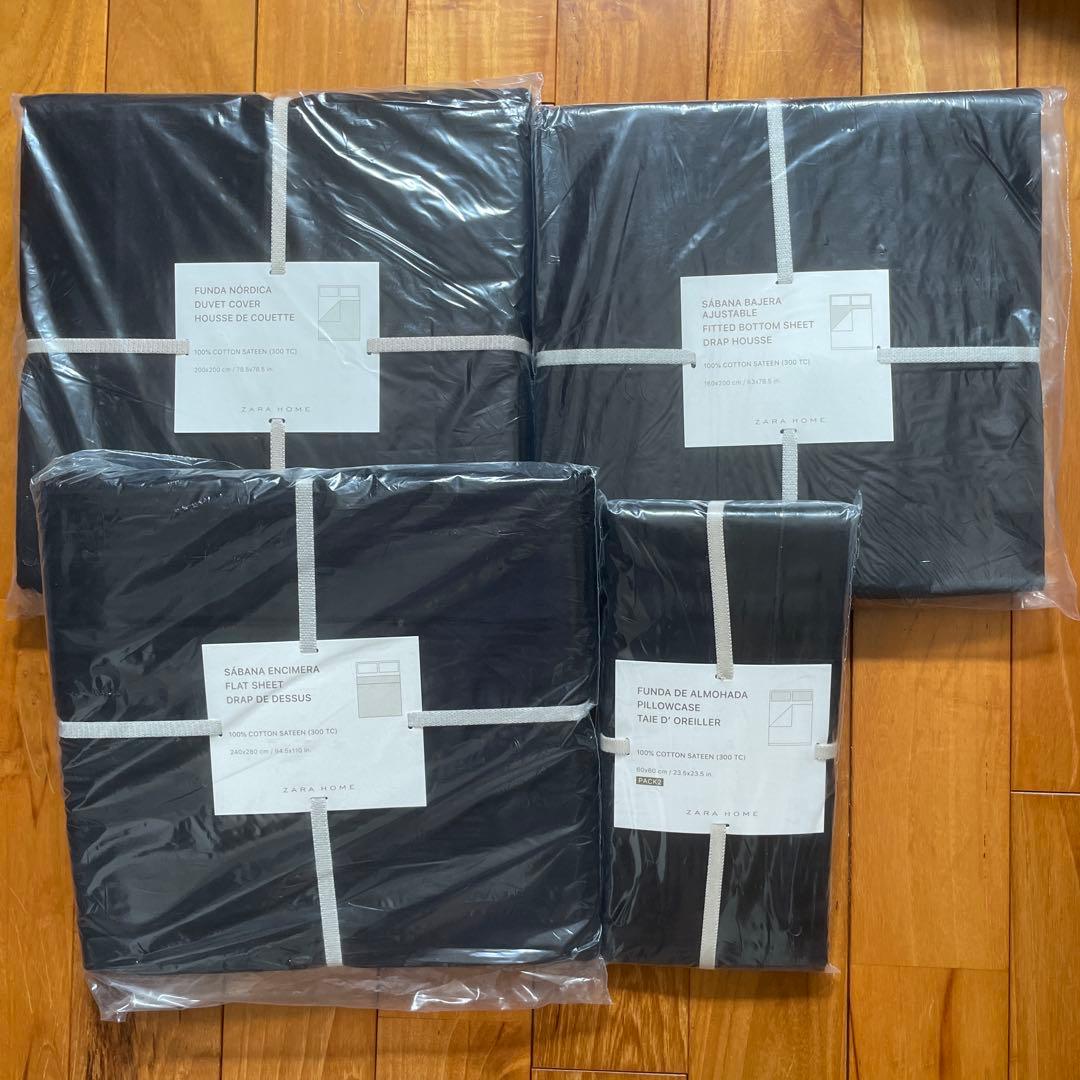 「SALE 新品」ZARA  ベッドカバーセット