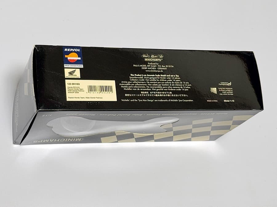 ミニチャンプス 1/12 ホンダ RC212V ダニ・ペドロサ 2009