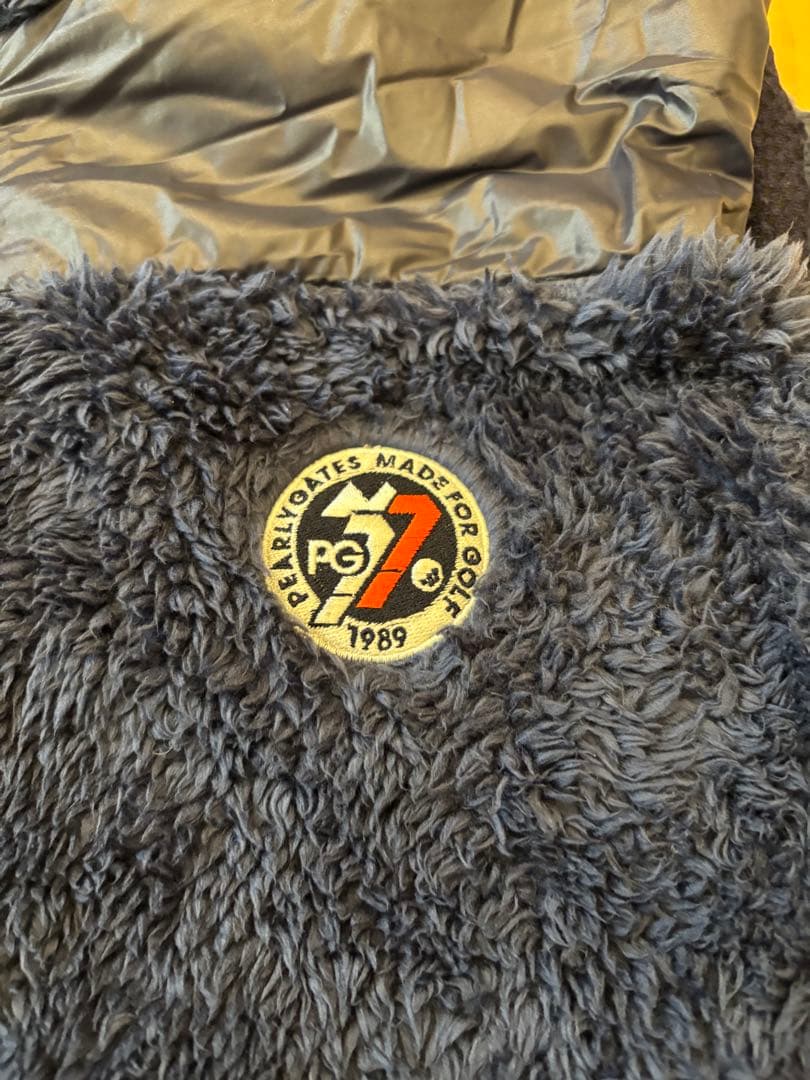 美品 PEARLY GATES フリース ボア ベスト パーリーゲイツ