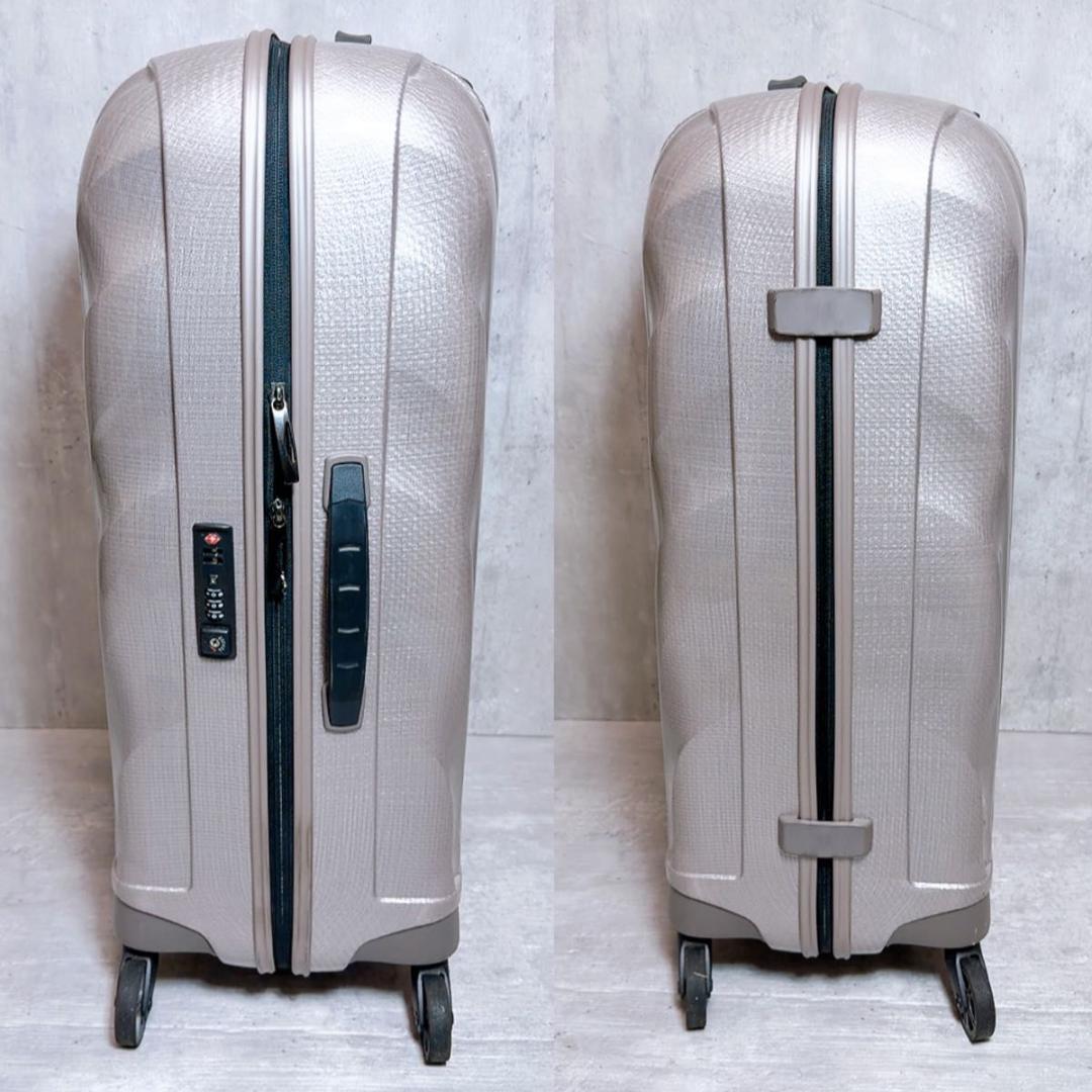 サムソナイト コスモライト 68L キャリー　パール 超軽量