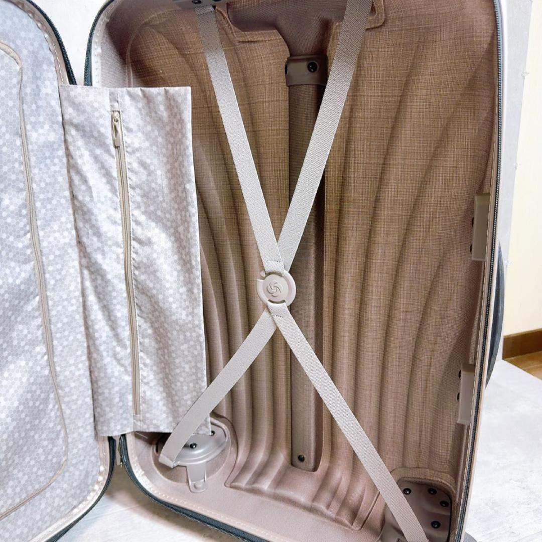 サムソナイト コスモライト 68L キャリー　パール 超軽量