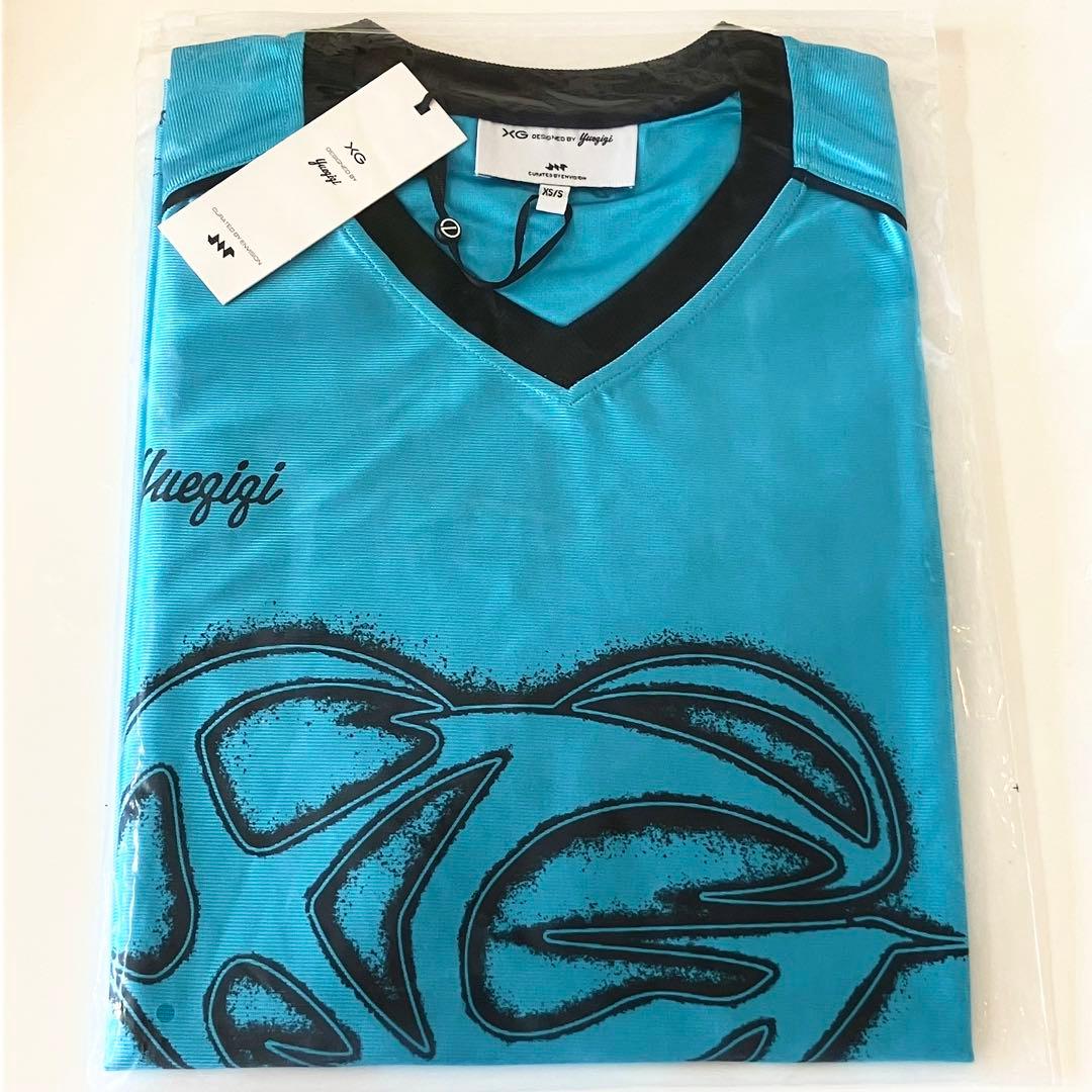 ミュージシャン XG Football Oversized Tee / BLUE(XS-S)