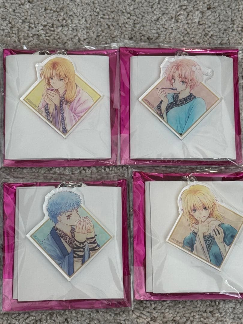 暁のヨナ　カフェ　アクリルキーホルダー　コンプリートセット