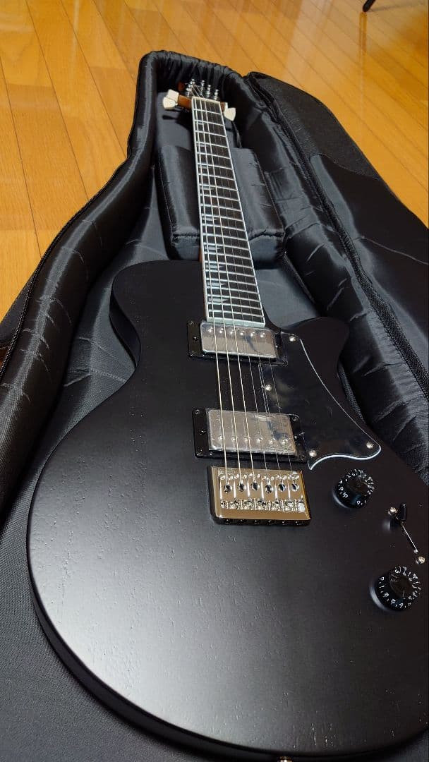 エレキギターハムバッカーベイクドメイプルネック リョウガ ケース付き