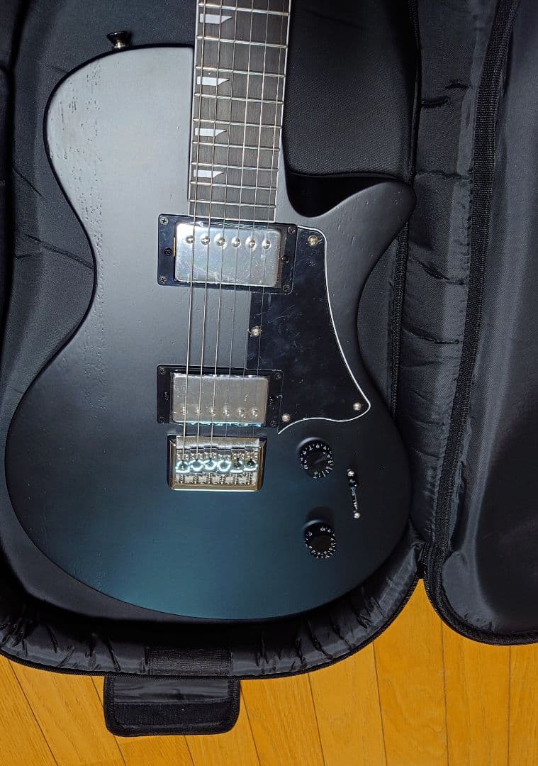 エレキギターハムバッカーベイクドメイプルネック リョウガ ケース付き