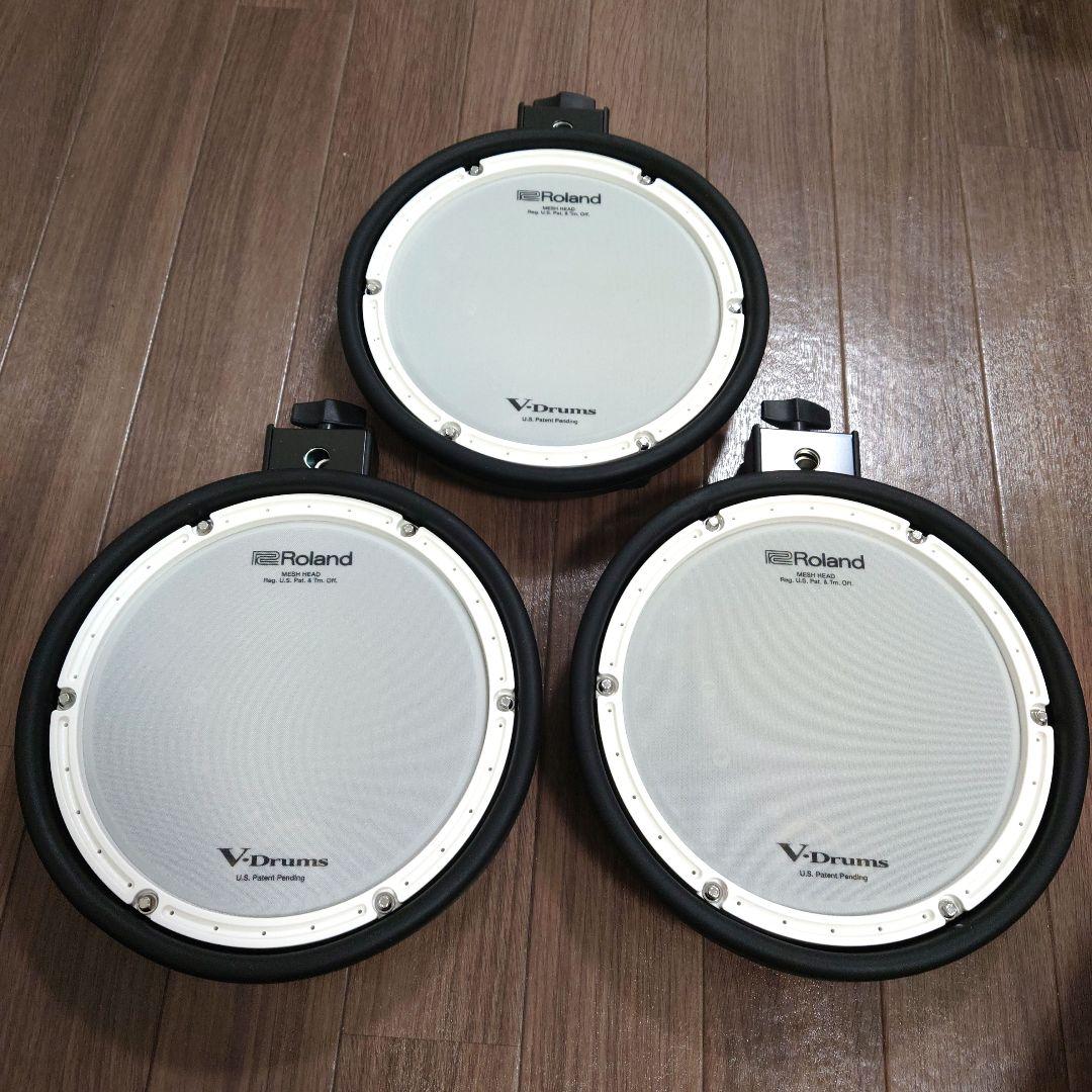 美品 Roland PDX-8 現行 スネア タム 3個
