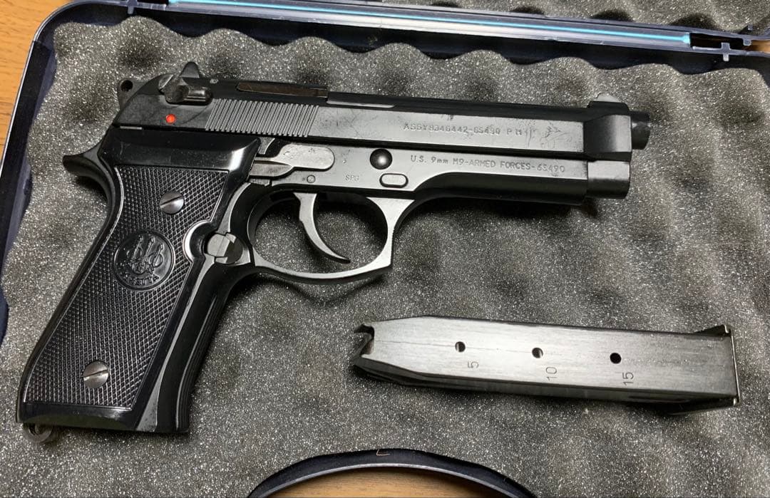タナカワークス 未発火モデルガン Beretta M9 米軍放出品マガジンポーチ