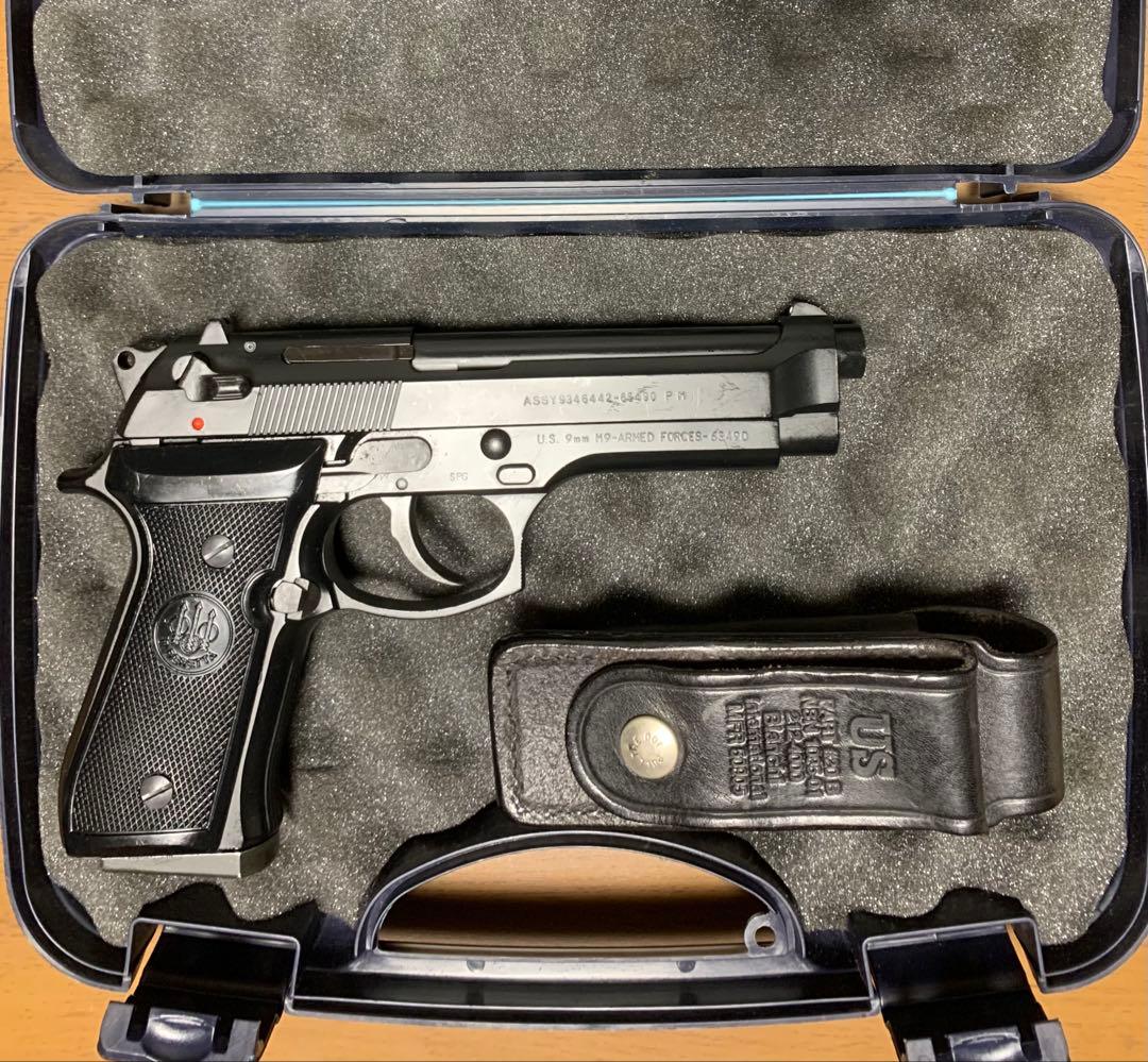 タナカワークス 未発火モデルガン Beretta M9 米軍放出品マガジンポーチ
