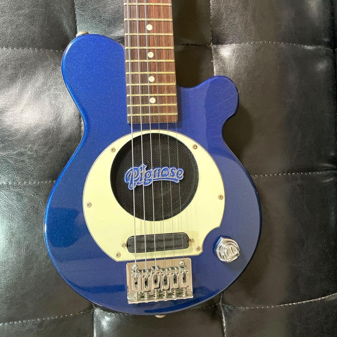 PIGNOSE PGG-200 ケース付き保護フィルムまま アンプ内蔵ミニギター
