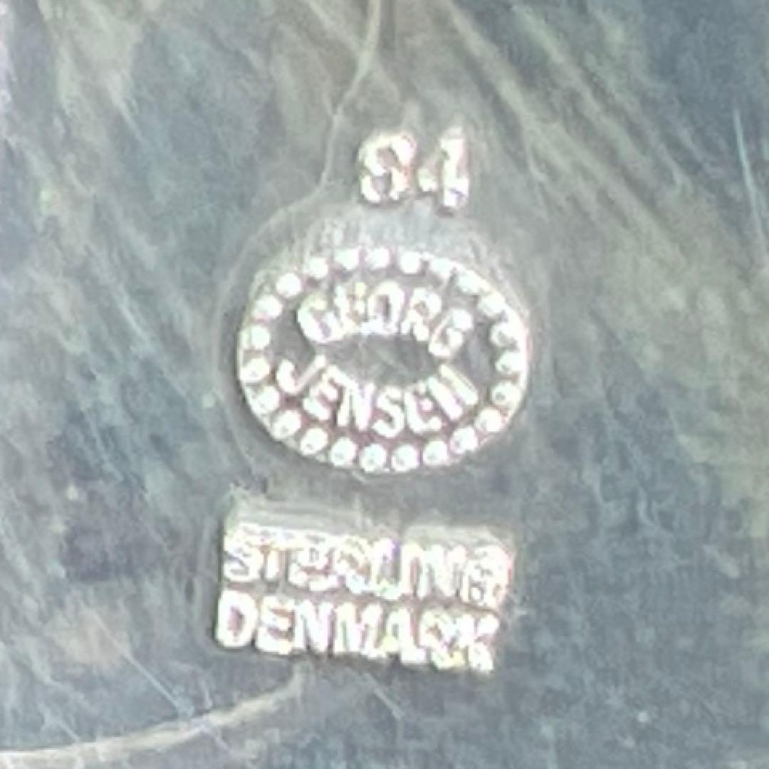 ジョージジェンセン激レアブロッサムsterling925 特大サービングフォーク