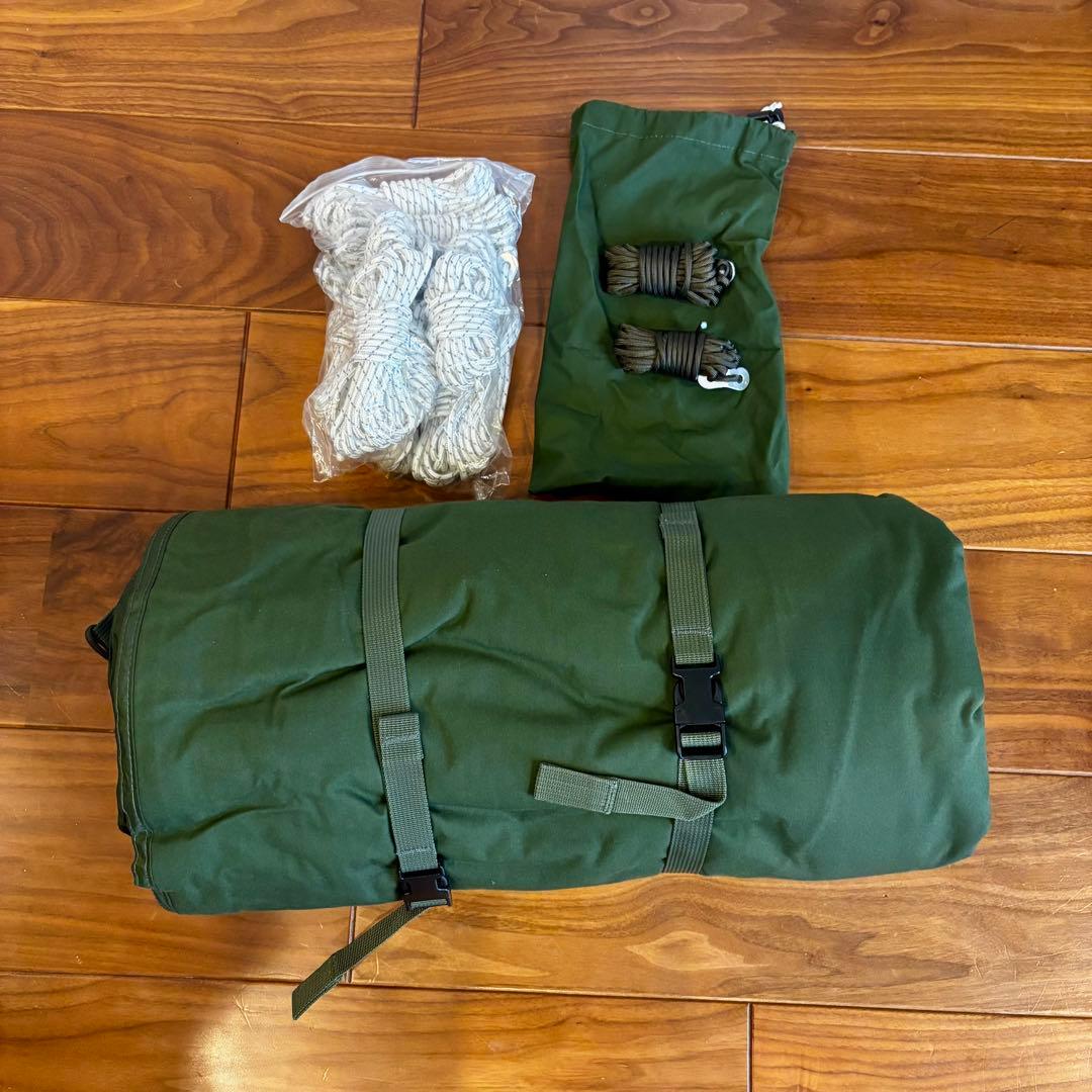 DOD CHEESEタープM未使用品チーズタープ　ポリコットン カーキ 緑