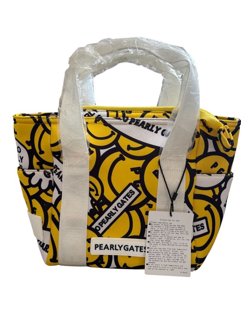 PEARLY GATES スマイリーフェイス ハワイ限定ラウンドトートバッグ