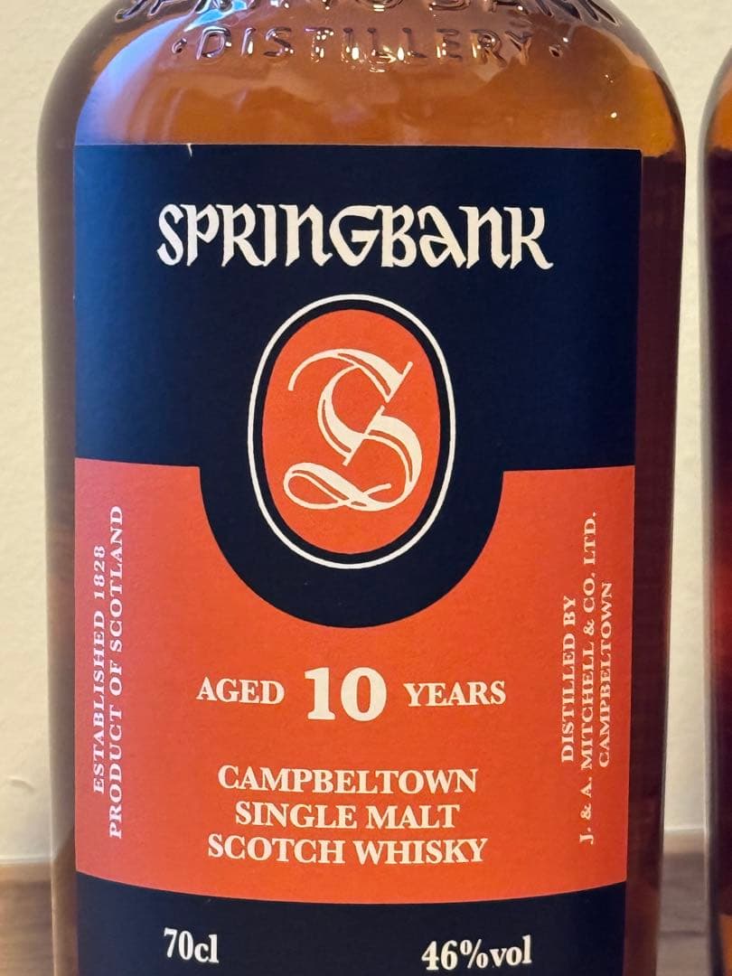 SPRINGBANK 10年 & 12年 カスクストレングス