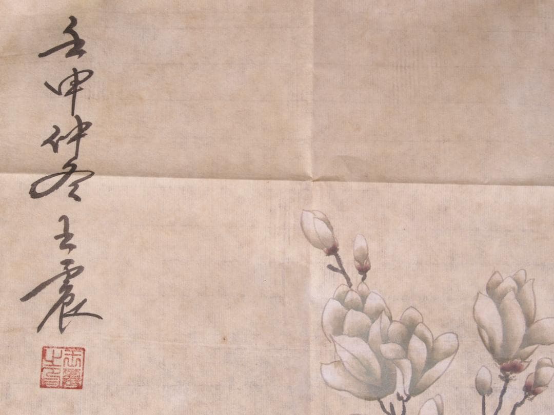 金陵博物院蔵出品　中国　清時代　肉筆水彩絵　唐物骨董品 AK1871A12-3