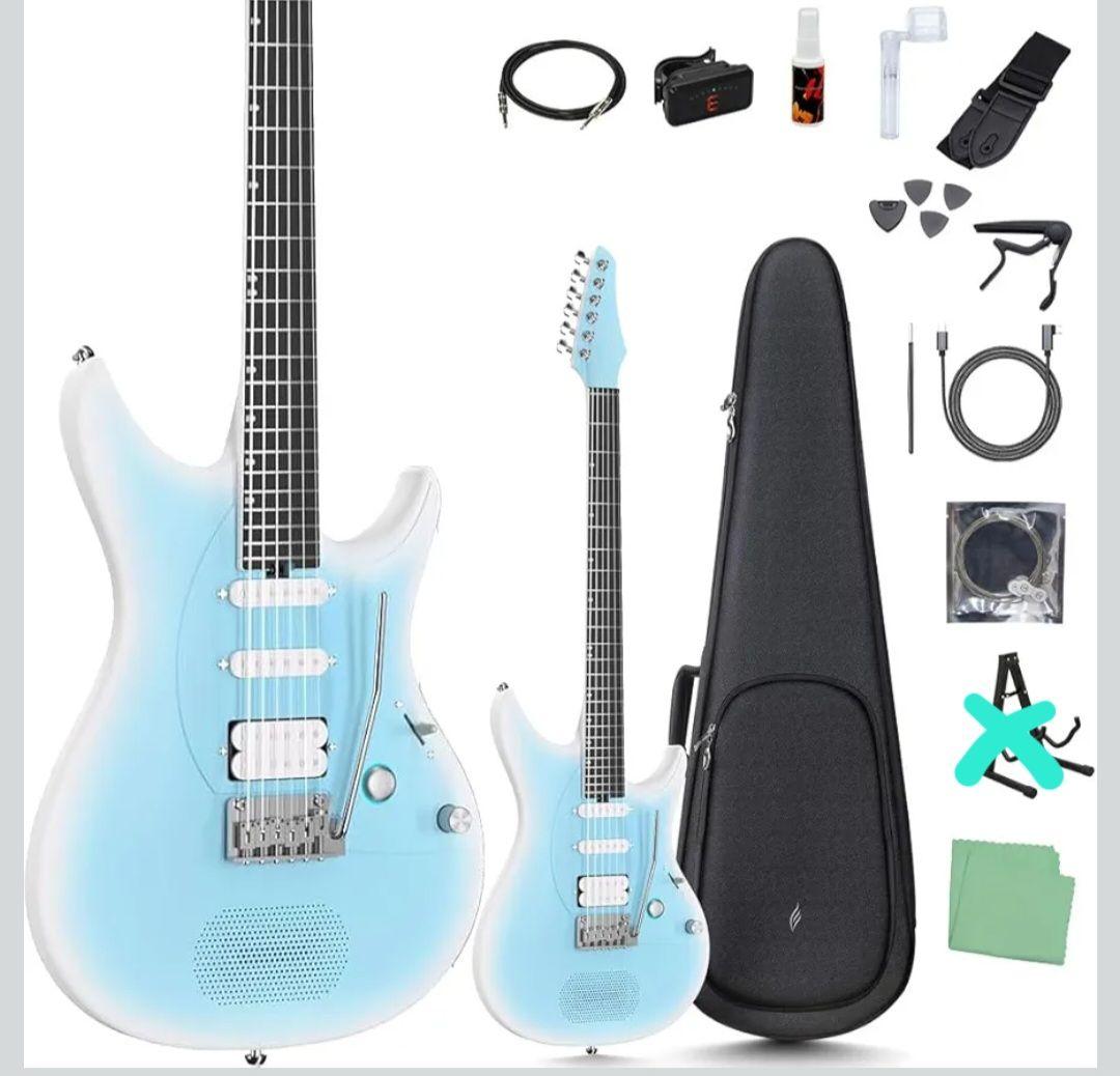 ENYA Inspire エレキギター　スマートギター ライトブルー 水色
