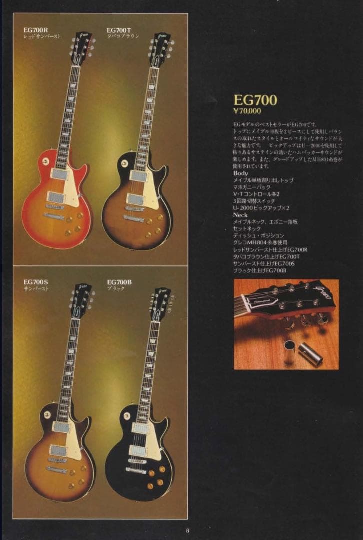 '78年製 Greco EG700