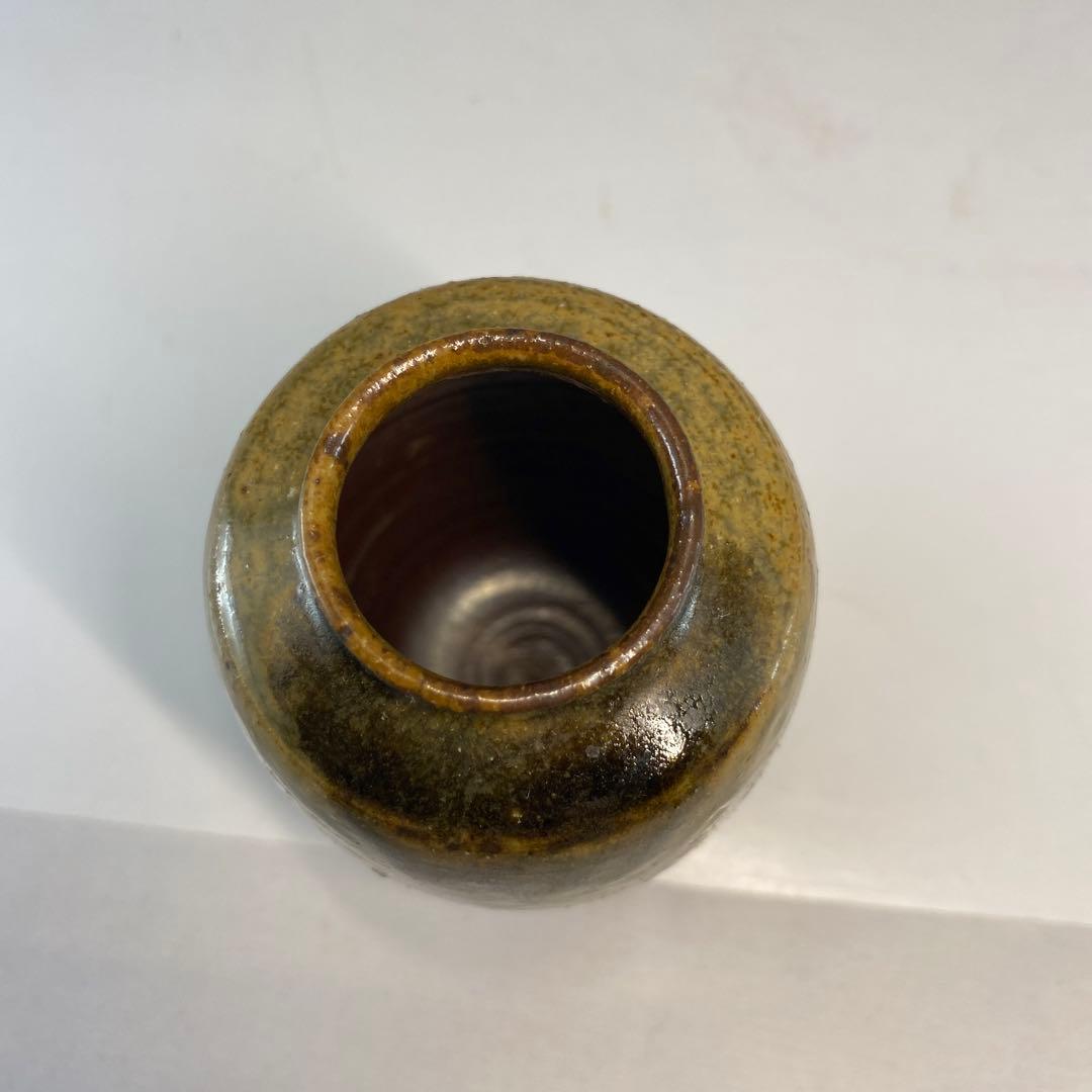 【茶道具】市野陶勝造　丹波焼肩衝茶入（共箱）