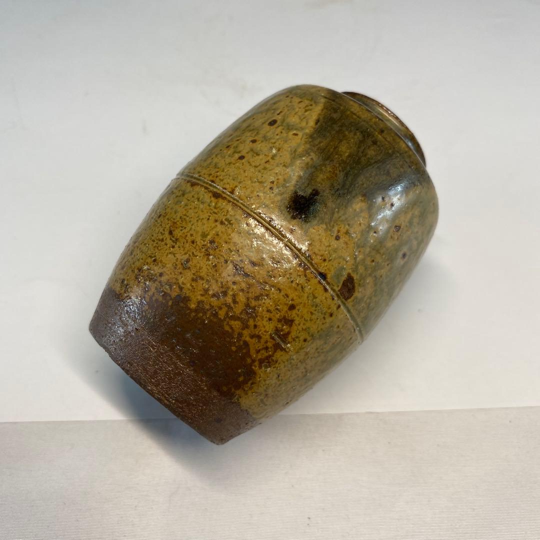 【茶道具】市野陶勝造　丹波焼肩衝茶入（共箱）