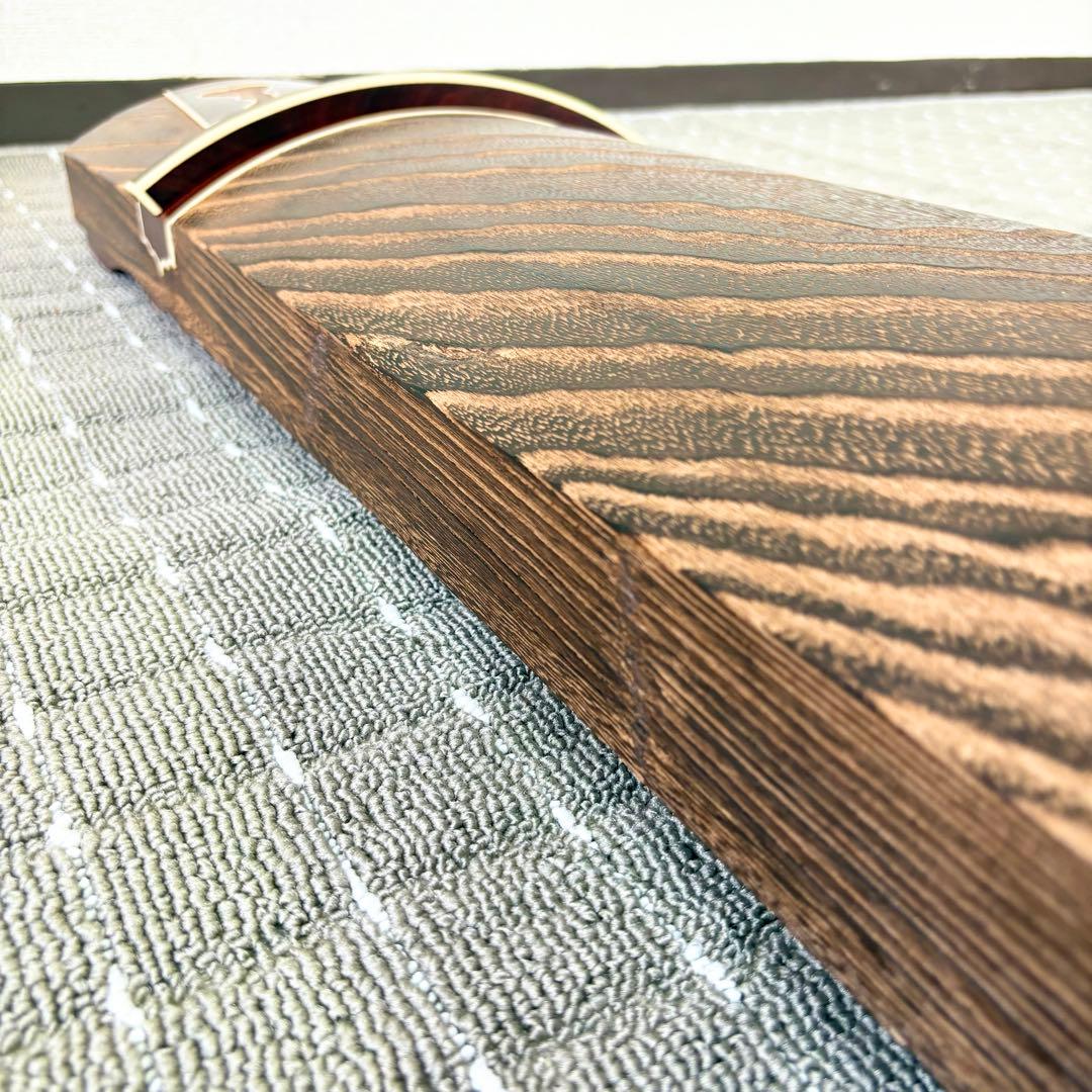 新品未使用 お琴 フルセット付属品付 上角すだれ彫 定価40万円相当 糸張り込