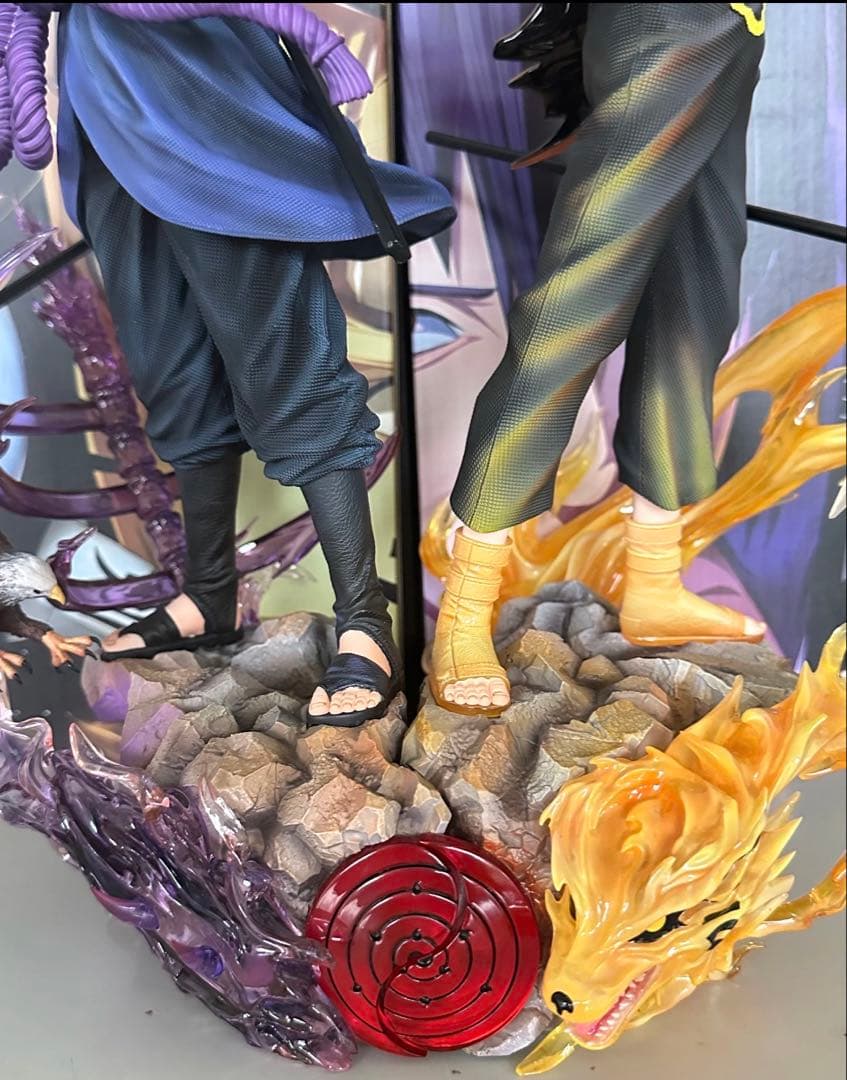 ナルト うちはサスケ 2点 ガレージキット ガレキ スタチュー⑥⑨