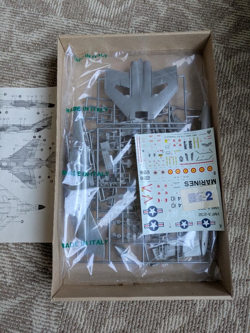 帳レア　プラモデル 1/72 ファントムⅡ　シリーズ3個セット