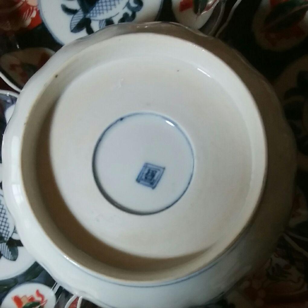 125　伊万里焼　色絵　膾皿　5客