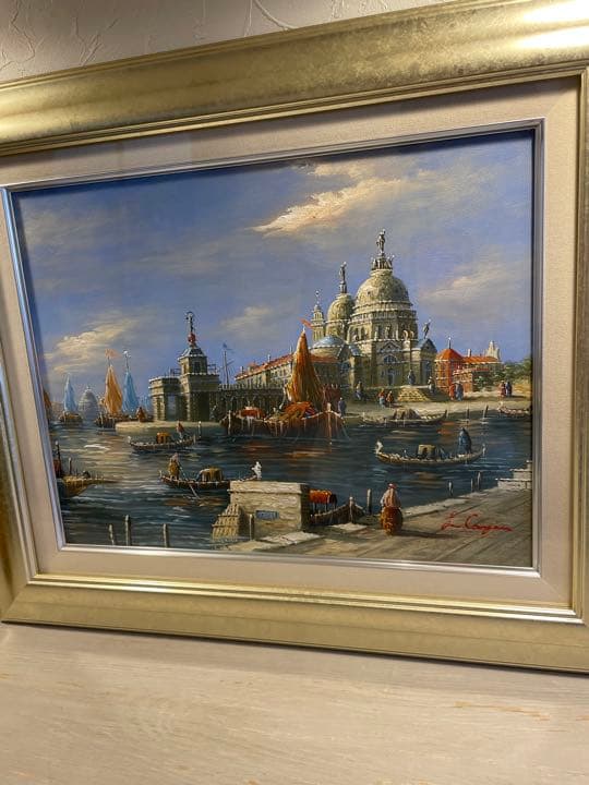 油絵　絵画額縁/抽象画/静物画/油彩画/油絵/風景画/額装/原画