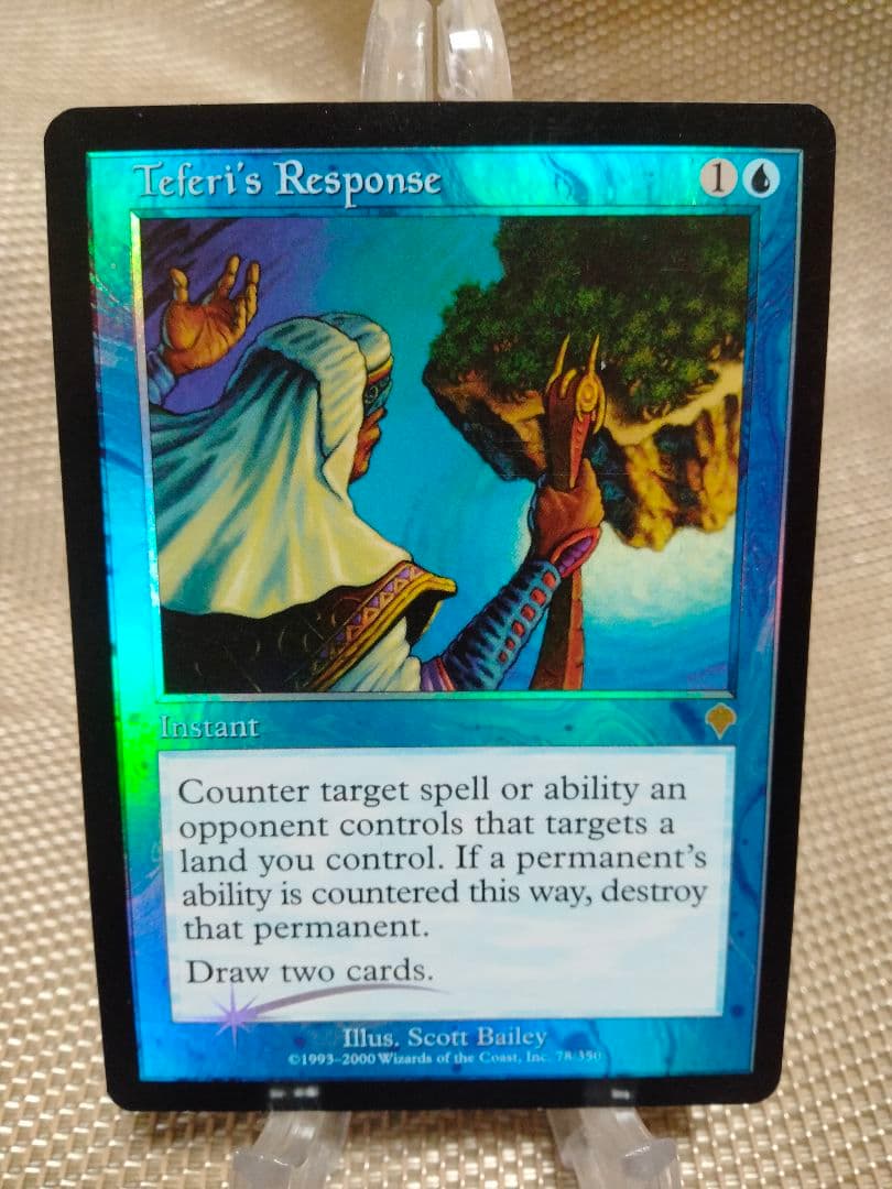 インベイジョン foil テフェリーの反応 英語 1枚　MTG