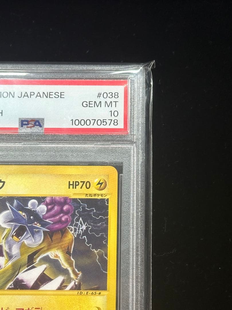 ⚠️超激レア⚠️　裂けた大地　ライコウ　カードe アンリミ　PSA10