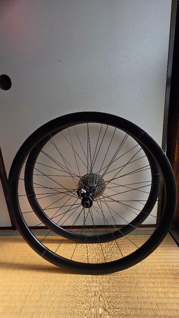 完組ホイール ブラック スプロケット付き