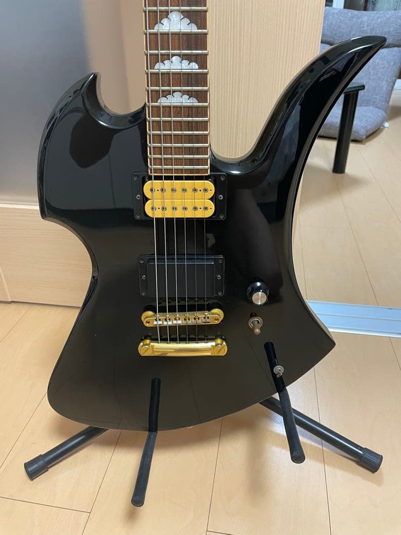 hideサイン　エレキギター ブラック Fロゴ サイン付き