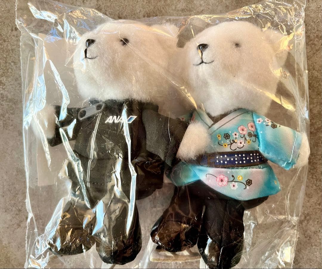 新品 羽生結弦 ANA YUZU フライトベア キーホルダー 巾着 天と地と