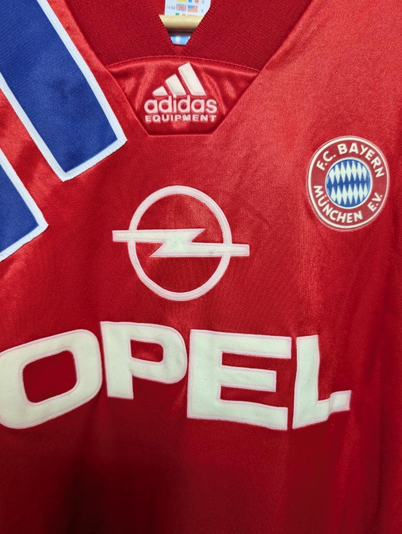 正規品 美品 希少 バイエルン 91–93 ホーム ユニフォーム アディダス M