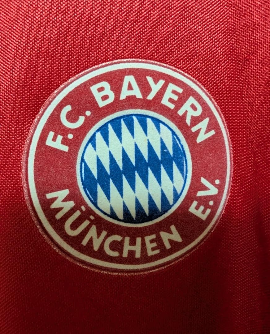 正規品 美品 希少 バイエルン 91–93 ホーム ユニフォーム アディダス M
