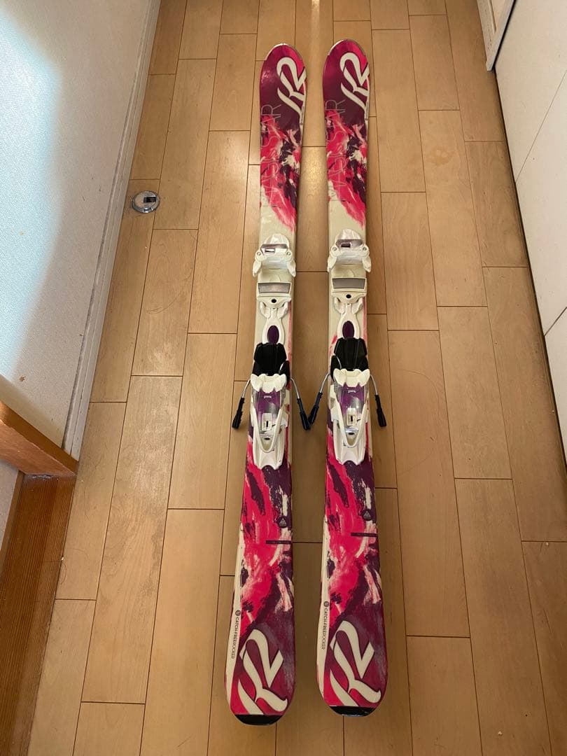 K2 スキー板 ピンク/ホワイト