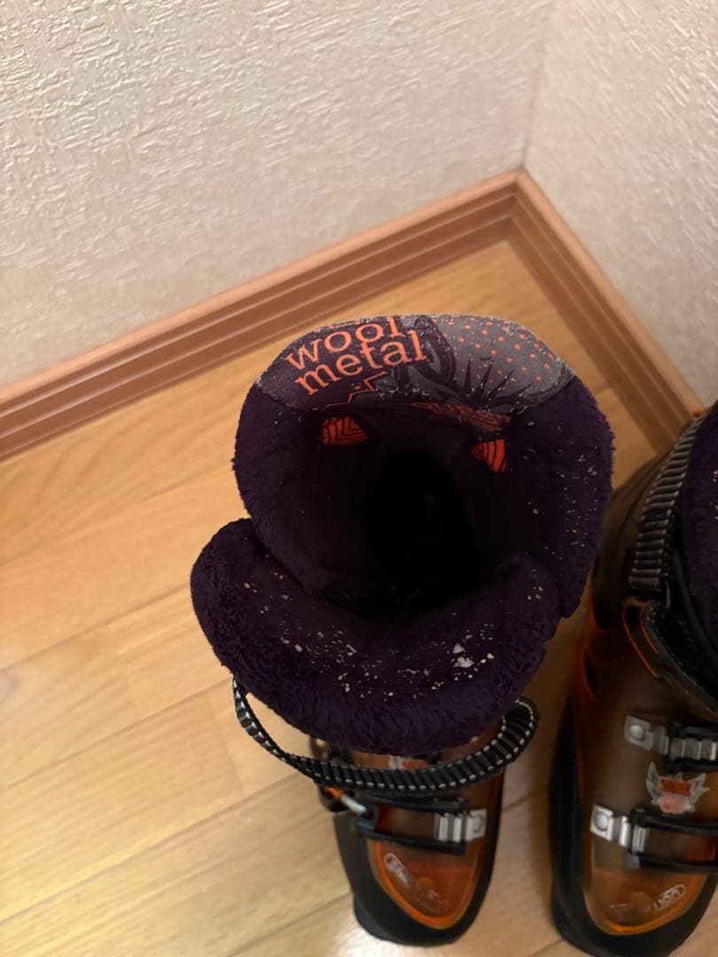 スキー用ブーツ ブラック/オレンジ