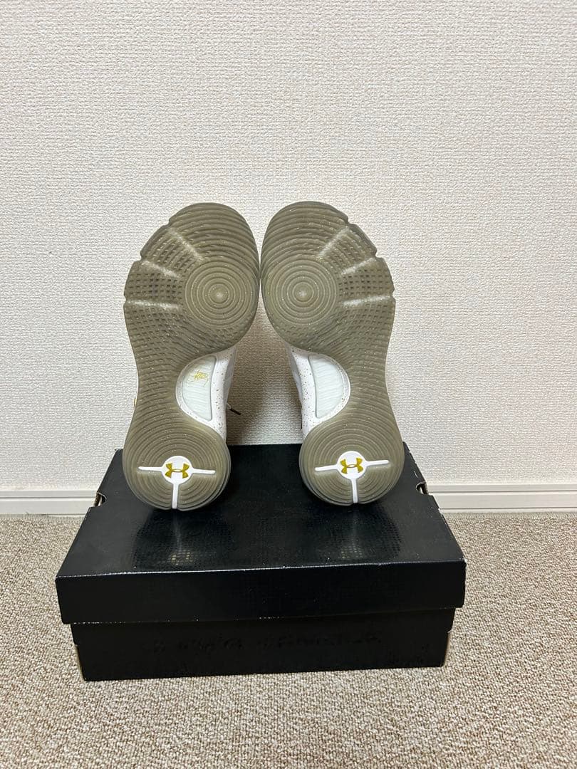 Under Armour Curry 4 ホワイト/ゴールド　26cm