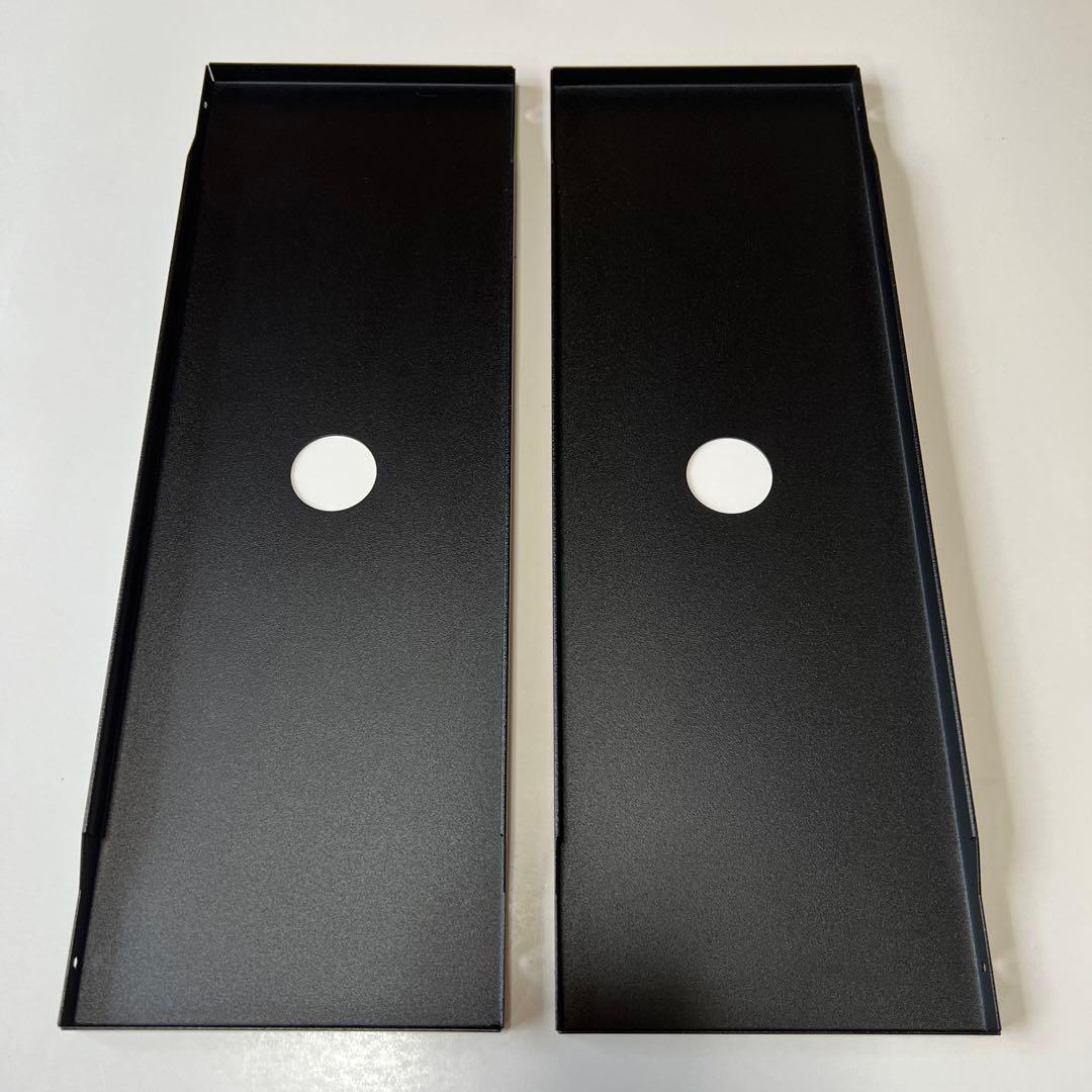 スノーピーク 雪峰祭　リッドトレー　 ハーフユニット　ブラック　2個セット