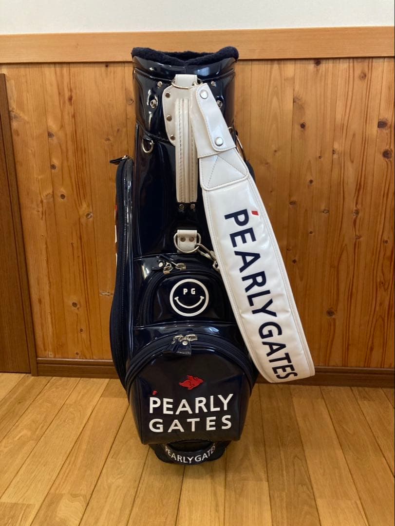 PEARLY GATESエナメルキャディバッグ パーリーゲイツキャディバッグ